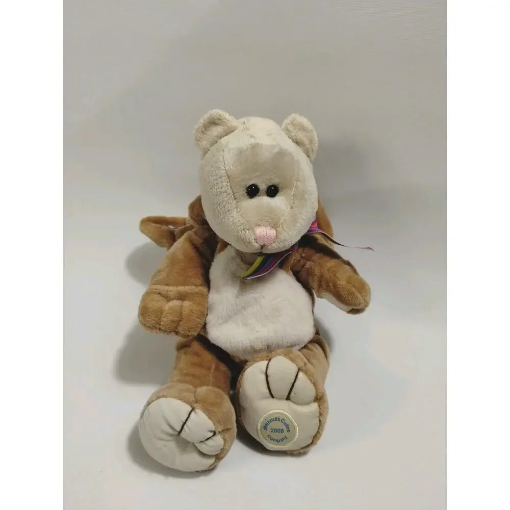 Starbucks Plush Bunny Coffee Bearista Bear Stuffed 75th Edition 2008